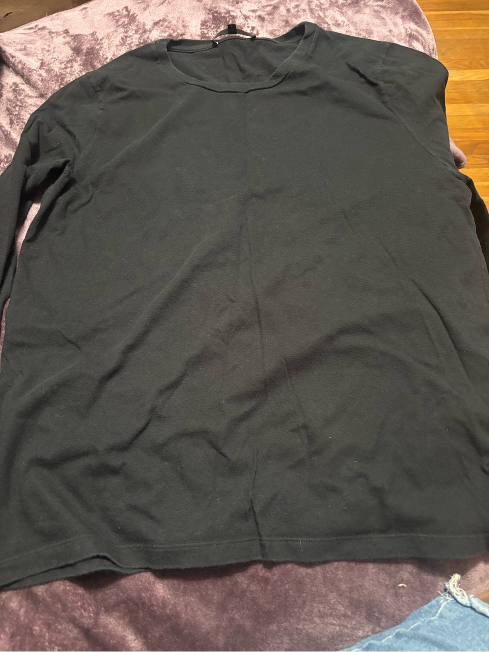 Gucci Black Long-Sleeve Crewneck Tee